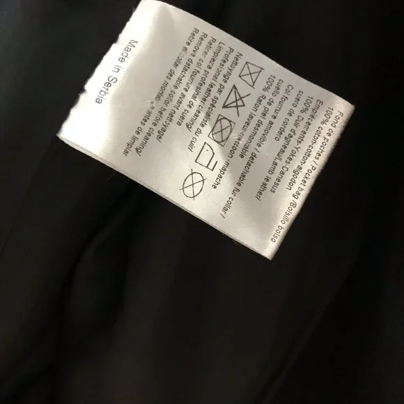 Wool Coat Leather Sleeves